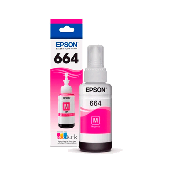 Botella de Tinta Epson T664 Magenta 70ml - Imagen 1