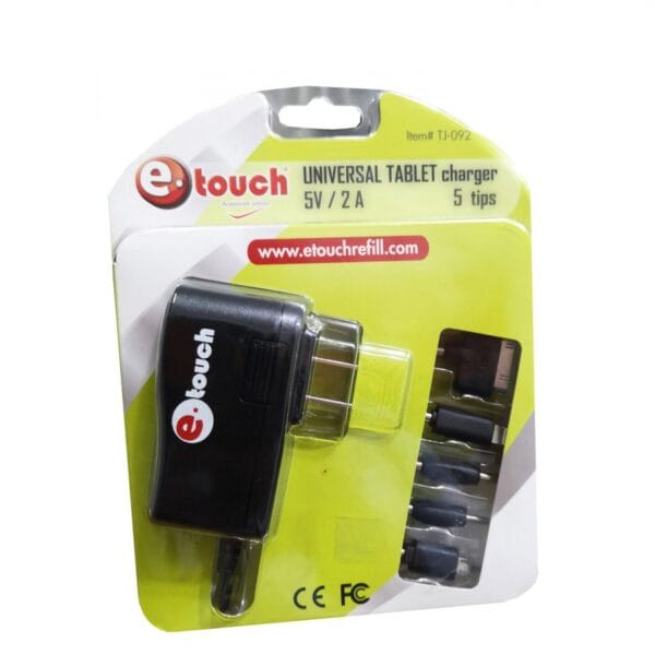 CARGADOR UNIVERSAL TABLET SMARTPHONE ETOUCH - Imagen 1