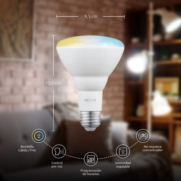 Kit de Bombillas LED inteligente Wi-fi, 4 unidades - Imagen 3